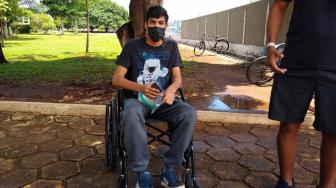 Arthur conta que pensou em desistir após o acidente há cerca de um mês, mas que começou a se recuperar e voltou a focar na prova.