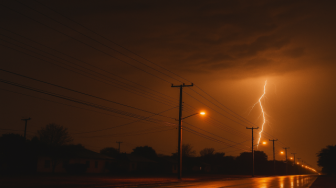Interrupção começou às 20h20 de domingo (21) e, até as 6h30 desta segunda-feira (22), fornecimento ainda não havia sido restabelecido.