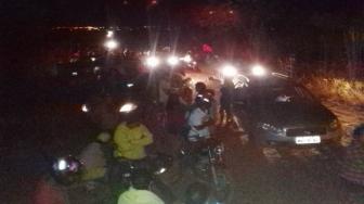 Desesperados, os moradores procuraram um terreno mais elevado. O caso foi em Tocantínia.