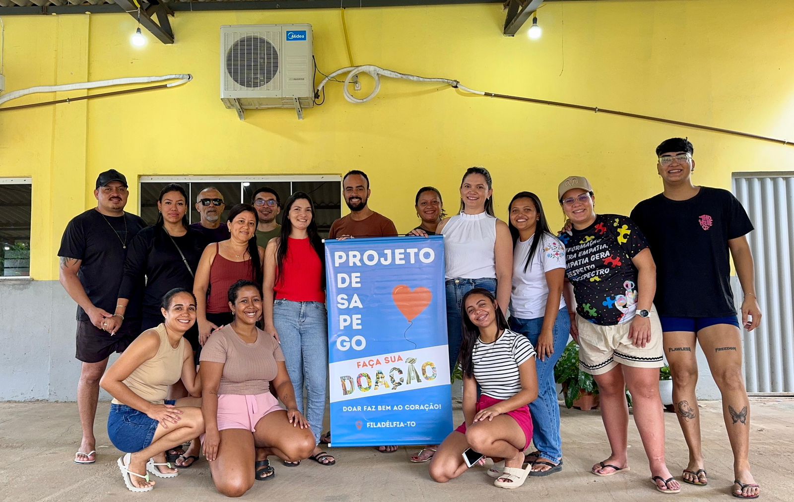 Ação social aconteceu neste sábado (17/01), na Igreja São Luís Orione, e já beneficiou mais de 800 pessoas desde 2019. Foto: Luciana Guimarães
